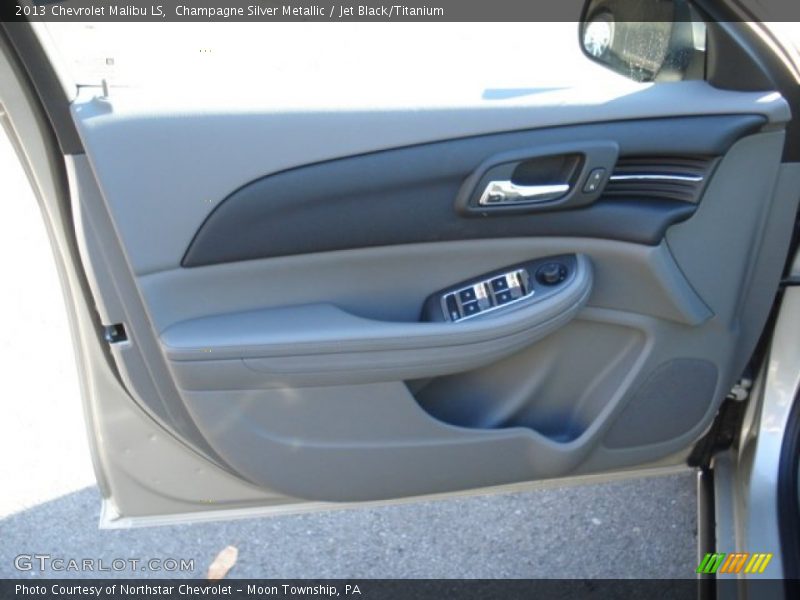Champagne Silver Metallic / Jet Black/Titanium 2013 Chevrolet Malibu LS
