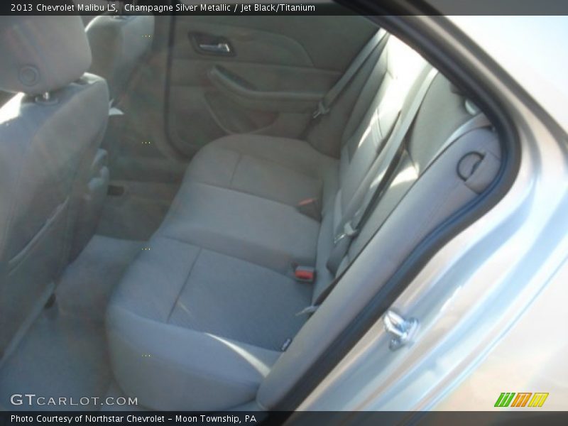 Champagne Silver Metallic / Jet Black/Titanium 2013 Chevrolet Malibu LS