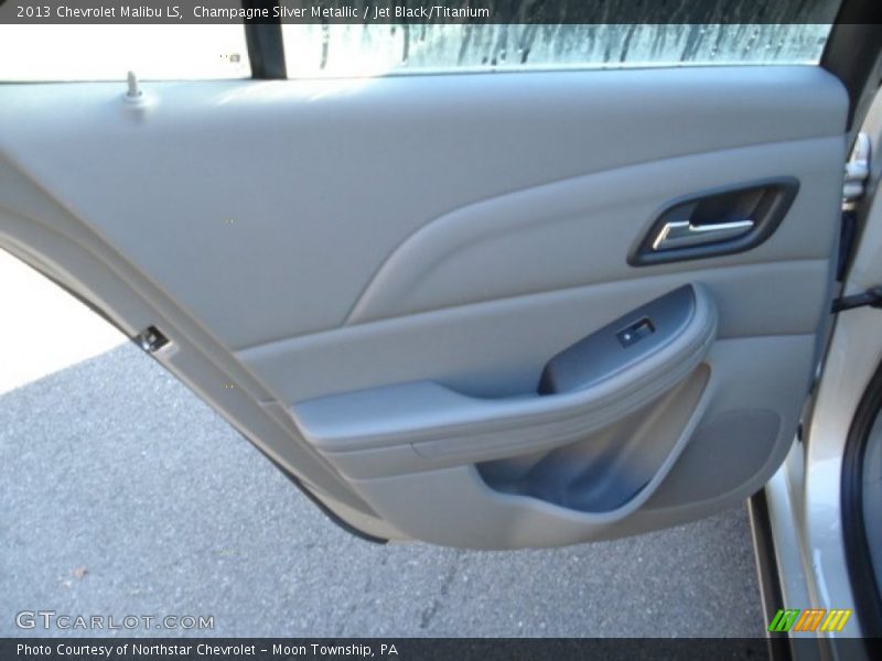 Champagne Silver Metallic / Jet Black/Titanium 2013 Chevrolet Malibu LS