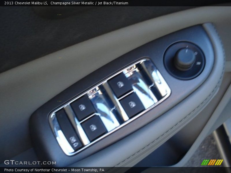 Champagne Silver Metallic / Jet Black/Titanium 2013 Chevrolet Malibu LS