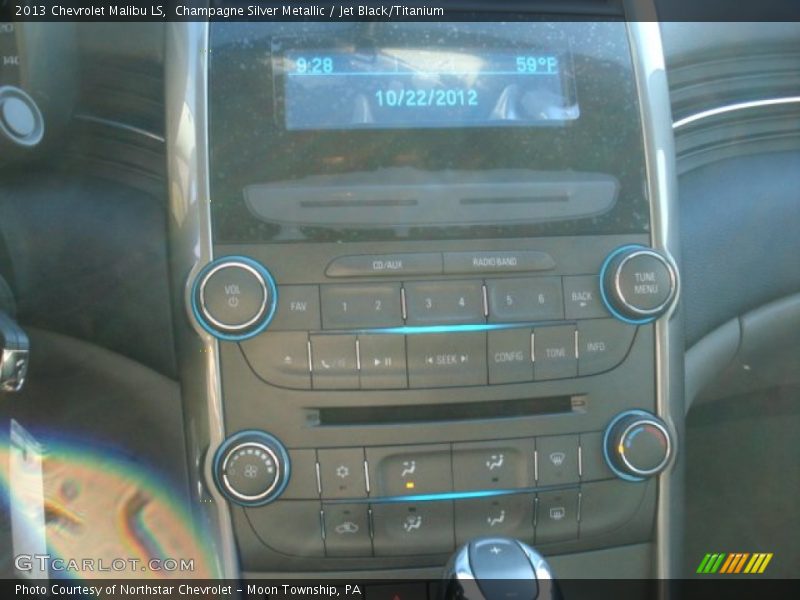 Champagne Silver Metallic / Jet Black/Titanium 2013 Chevrolet Malibu LS