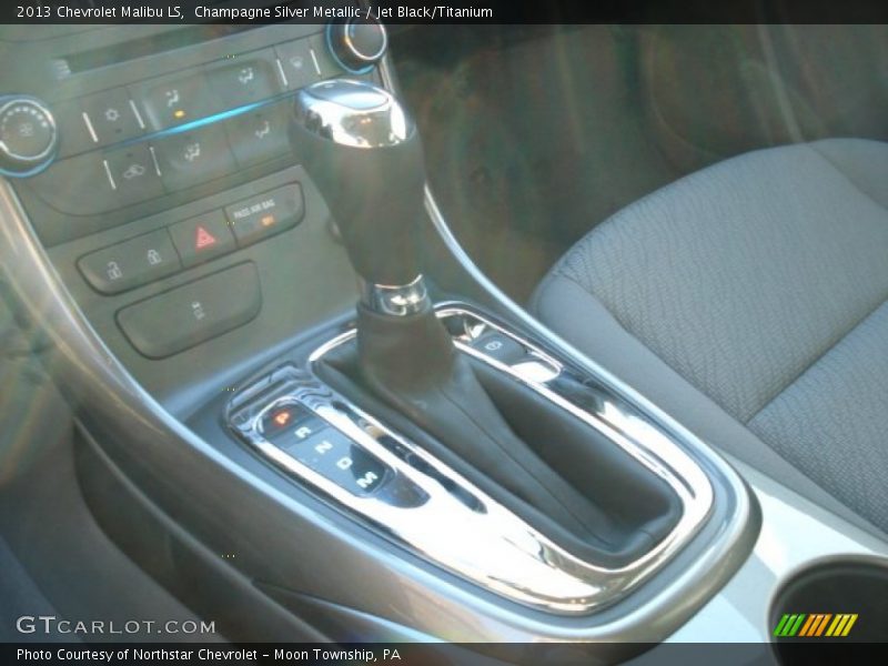 Champagne Silver Metallic / Jet Black/Titanium 2013 Chevrolet Malibu LS