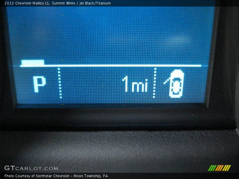 Summit White / Jet Black/Titanium 2013 Chevrolet Malibu LS