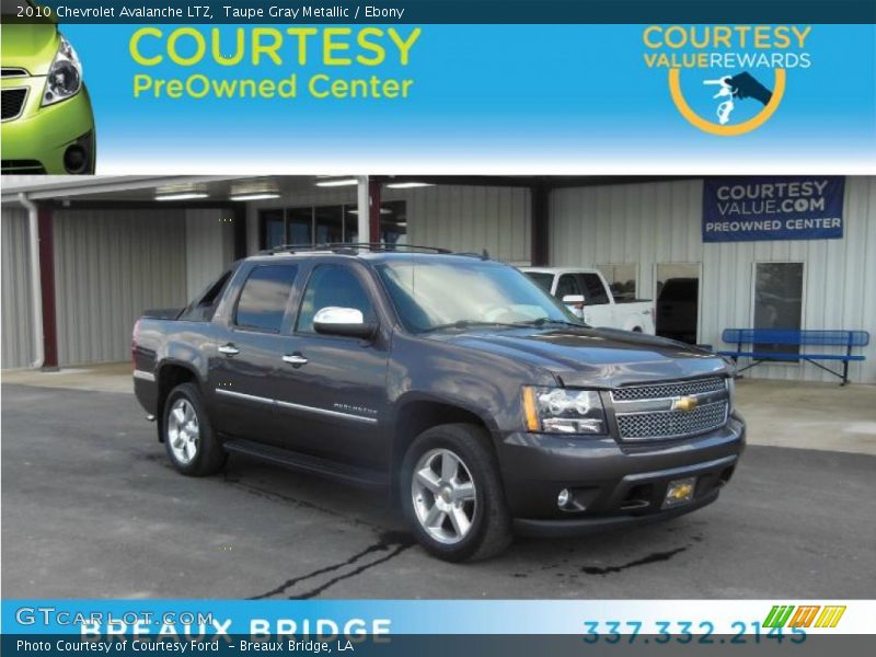 Taupe Gray Metallic / Ebony 2010 Chevrolet Avalanche LTZ