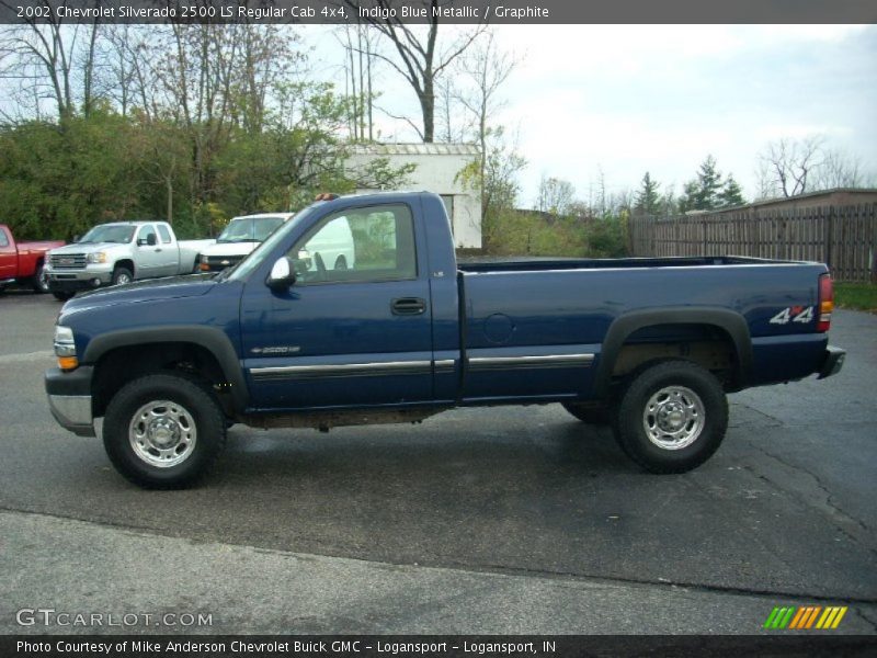  2002 Silverado 2500 LS Regular Cab 4x4 Indigo Blue Metallic
