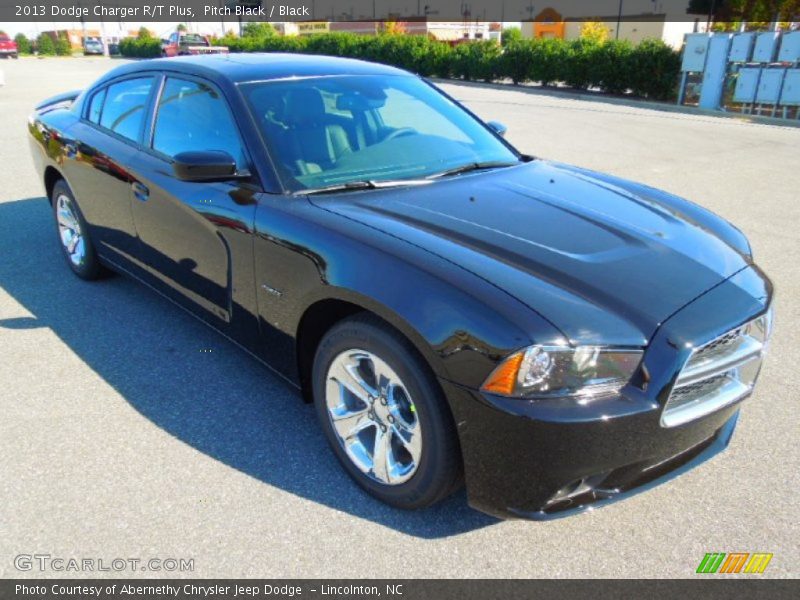 Pitch Black / Black 2013 Dodge Charger R/T Plus