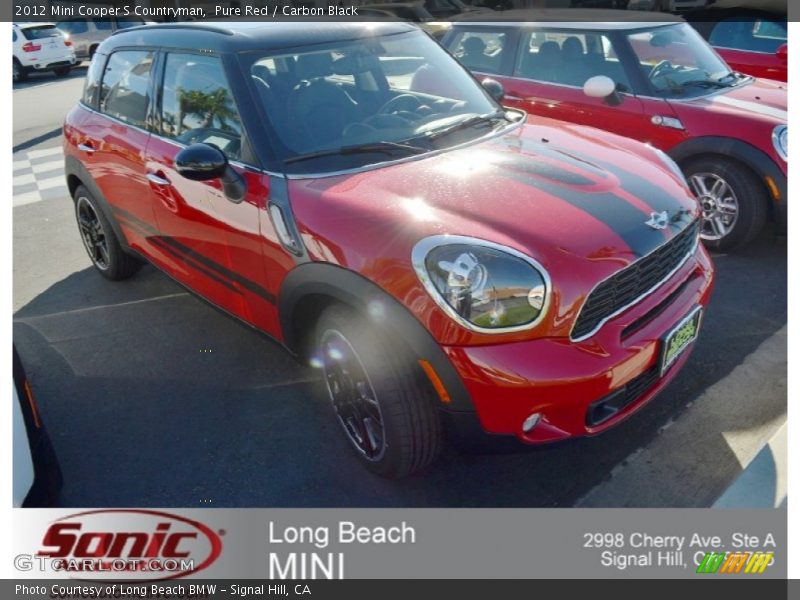 Pure Red / Carbon Black 2012 Mini Cooper S Countryman