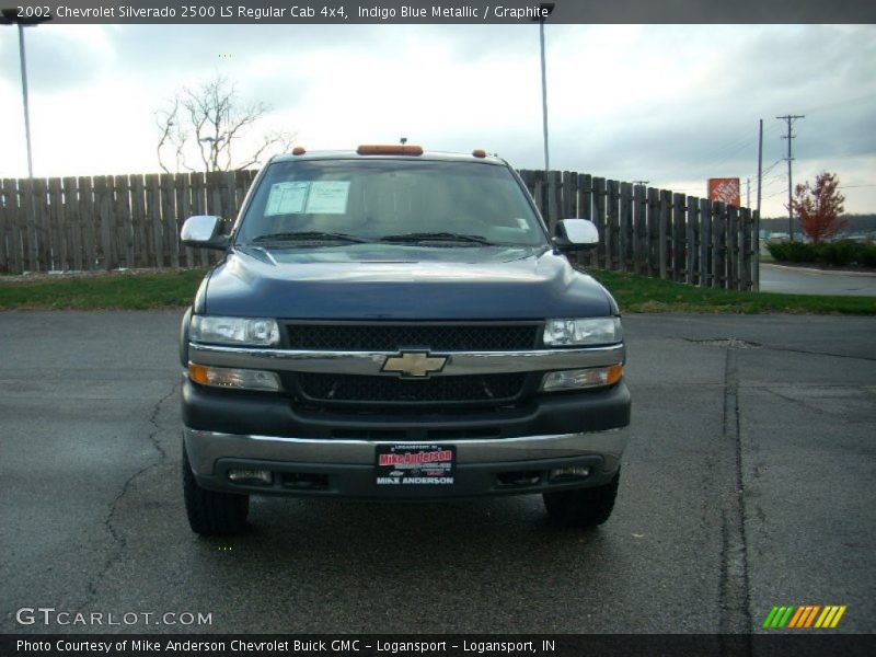 Indigo Blue Metallic / Graphite 2002 Chevrolet Silverado 2500 LS Regular Cab 4x4