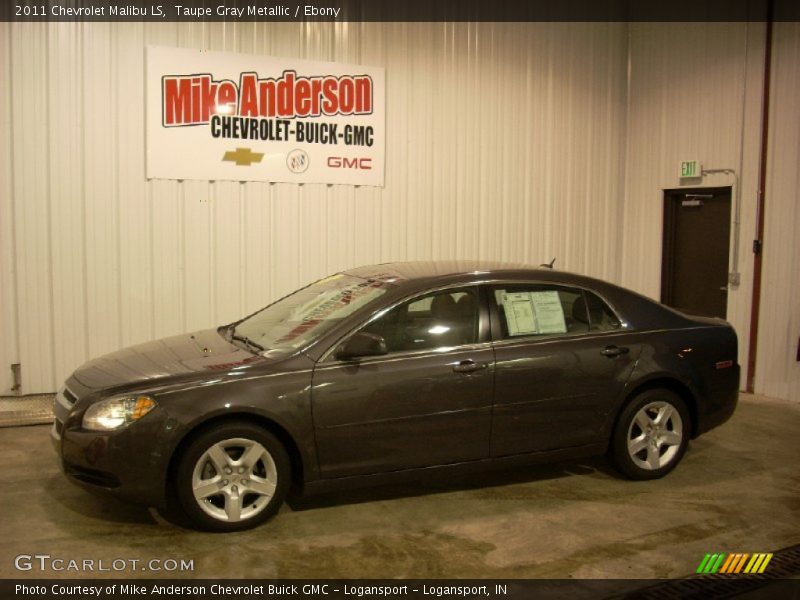 Taupe Gray Metallic / Ebony 2011 Chevrolet Malibu LS