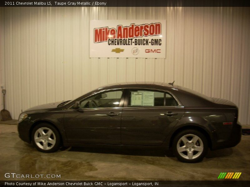 Taupe Gray Metallic / Ebony 2011 Chevrolet Malibu LS