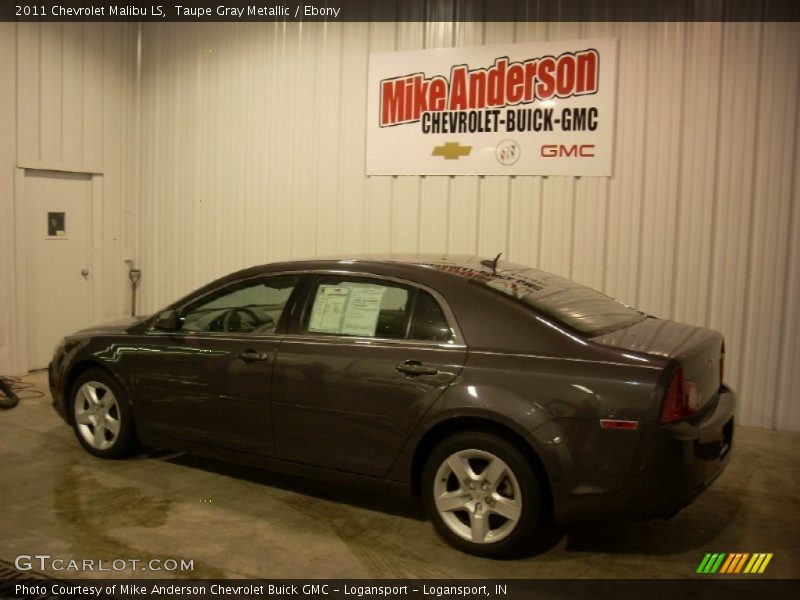 Taupe Gray Metallic / Ebony 2011 Chevrolet Malibu LS