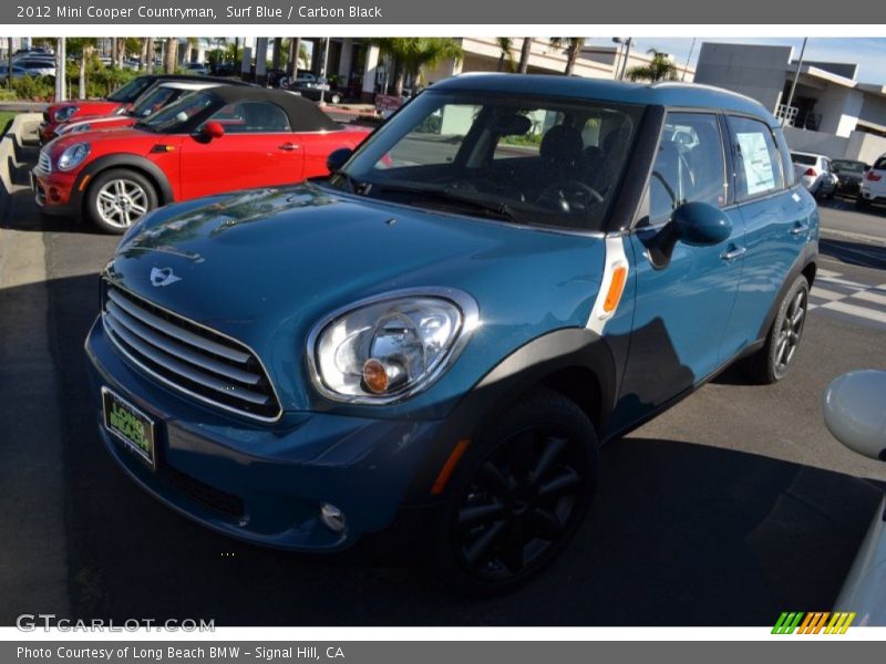 Surf Blue / Carbon Black 2012 Mini Cooper Countryman