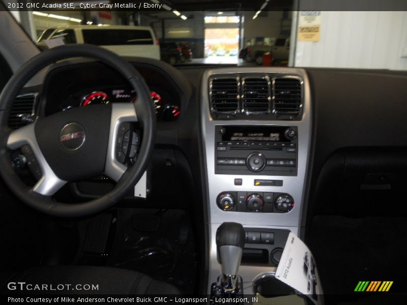 Cyber Gray Metallic / Ebony 2012 GMC Acadia SLE