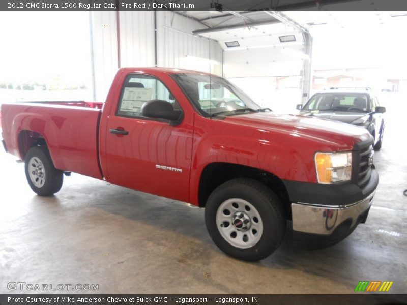 Fire Red / Dark Titanium 2012 GMC Sierra 1500 Regular Cab