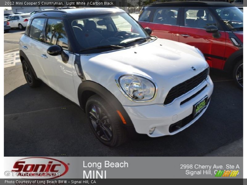 Light White / Carbon Black 2012 Mini Cooper S Countryman