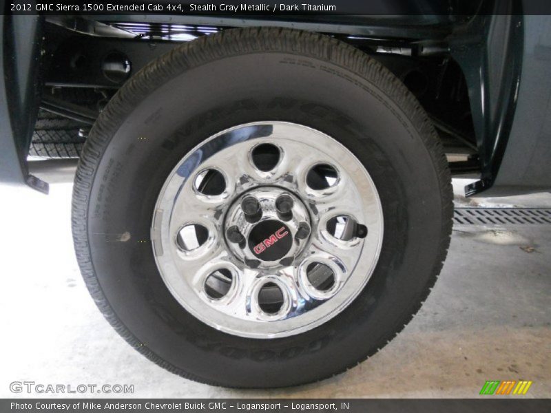 Stealth Gray Metallic / Dark Titanium 2012 GMC Sierra 1500 Extended Cab 4x4