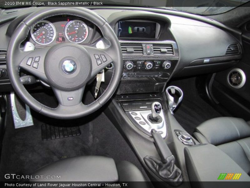 Black Sapphire Metallic / Black 2010 BMW M6 Coupe