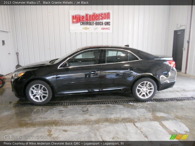 Black Granite Metallic / Jet Black 2013 Chevrolet Malibu LT