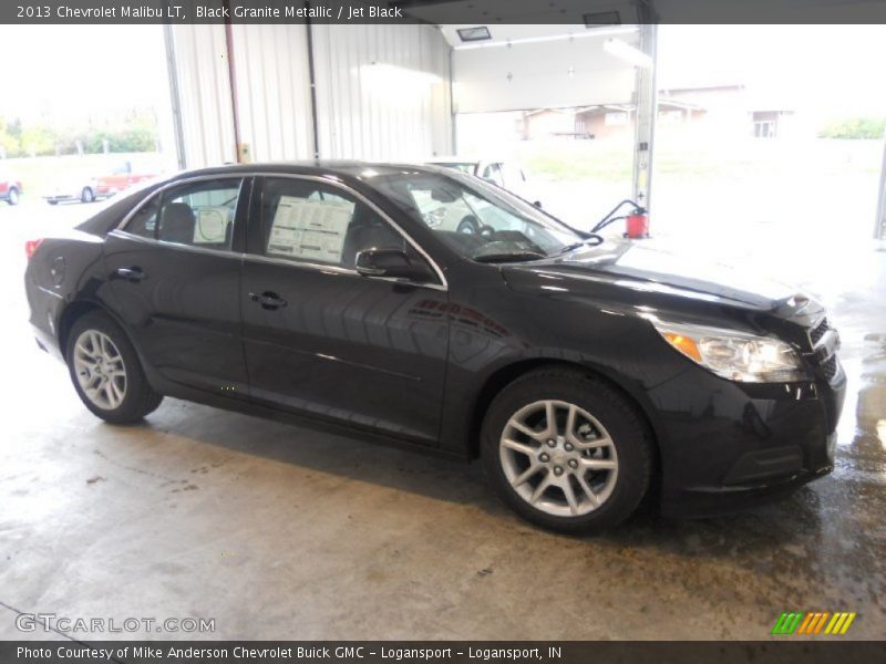 Black Granite Metallic / Jet Black 2013 Chevrolet Malibu LT