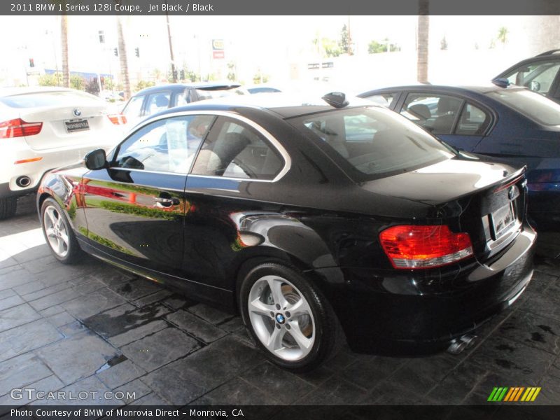Jet Black / Black 2011 BMW 1 Series 128i Coupe
