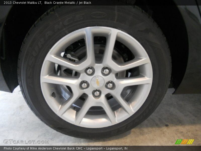 Black Granite Metallic / Jet Black 2013 Chevrolet Malibu LT
