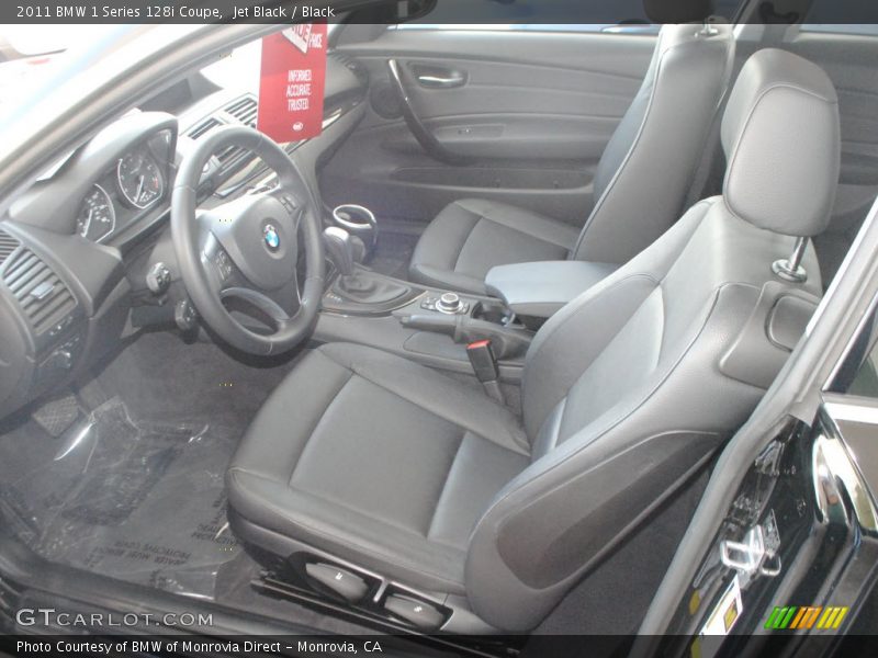 Jet Black / Black 2011 BMW 1 Series 128i Coupe