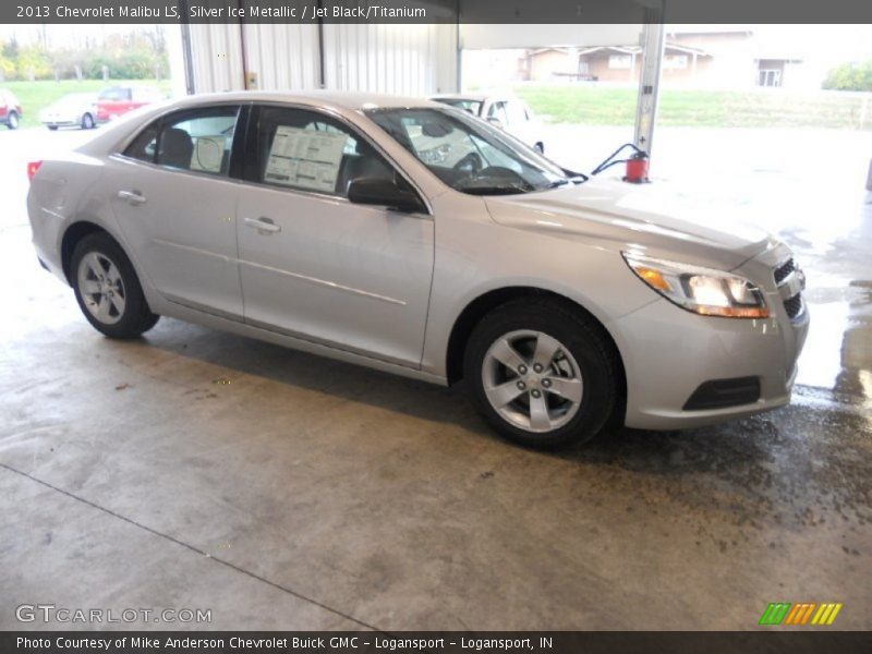 Silver Ice Metallic / Jet Black/Titanium 2013 Chevrolet Malibu LS