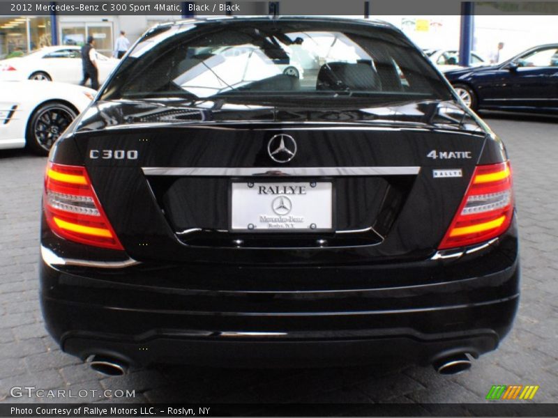 Black / Black 2012 Mercedes-Benz C 300 Sport 4Matic