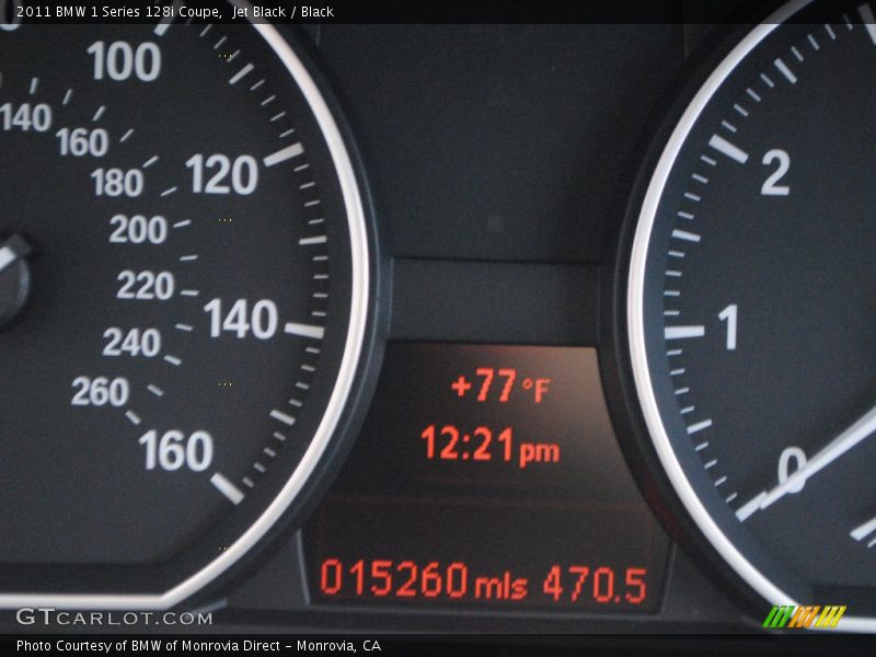 Jet Black / Black 2011 BMW 1 Series 128i Coupe
