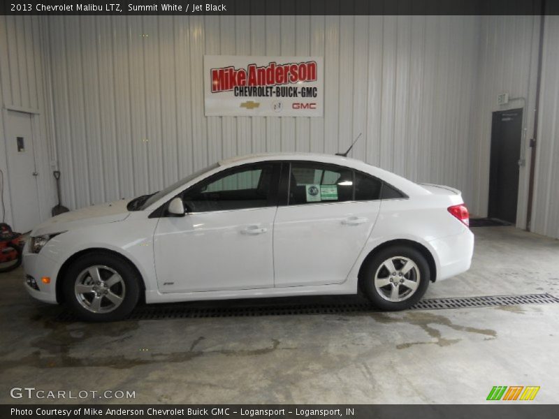 Summit White / Jet Black 2013 Chevrolet Malibu LTZ