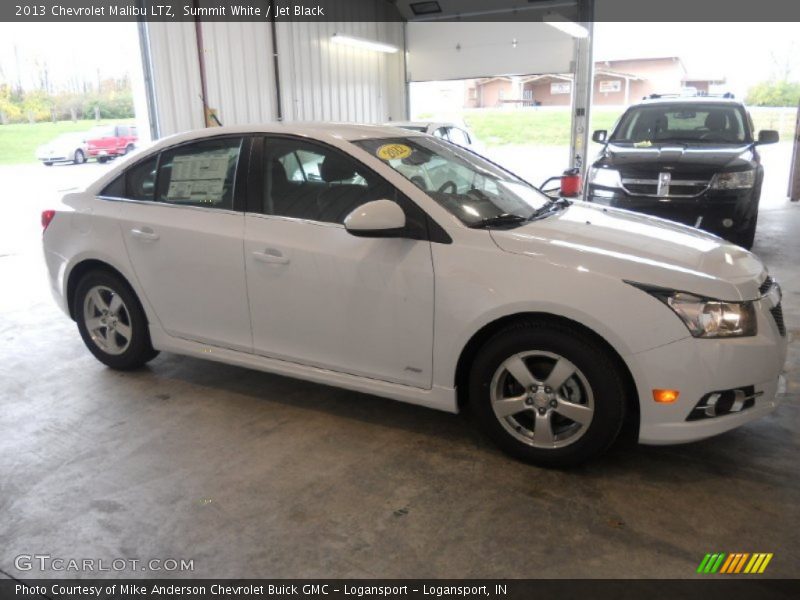 Summit White / Jet Black 2013 Chevrolet Malibu LTZ