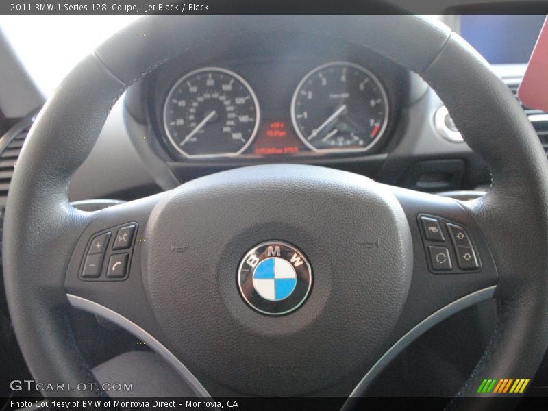 Jet Black / Black 2011 BMW 1 Series 128i Coupe