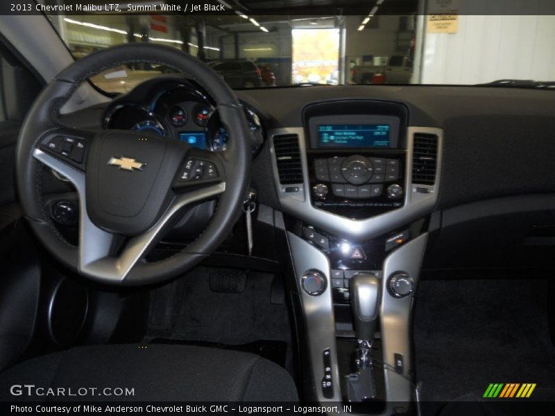 Summit White / Jet Black 2013 Chevrolet Malibu LTZ