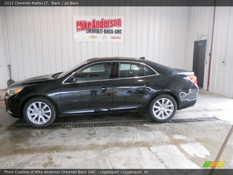 Black / Jet Black 2013 Chevrolet Malibu LT