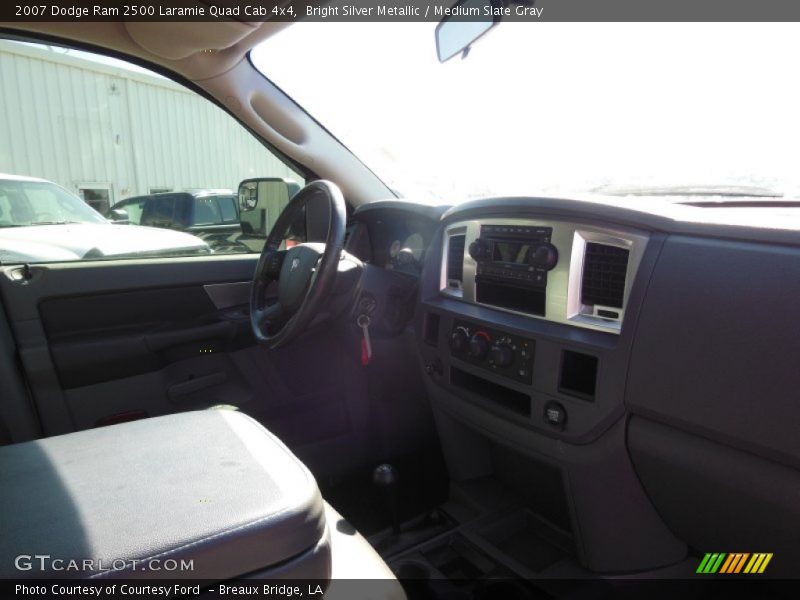 Bright Silver Metallic / Medium Slate Gray 2007 Dodge Ram 2500 Laramie Quad Cab 4x4