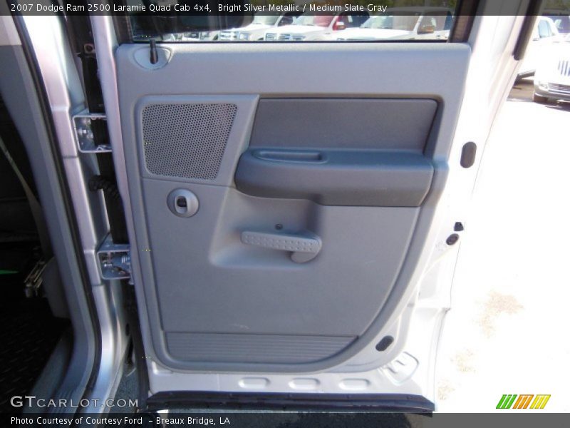Bright Silver Metallic / Medium Slate Gray 2007 Dodge Ram 2500 Laramie Quad Cab 4x4
