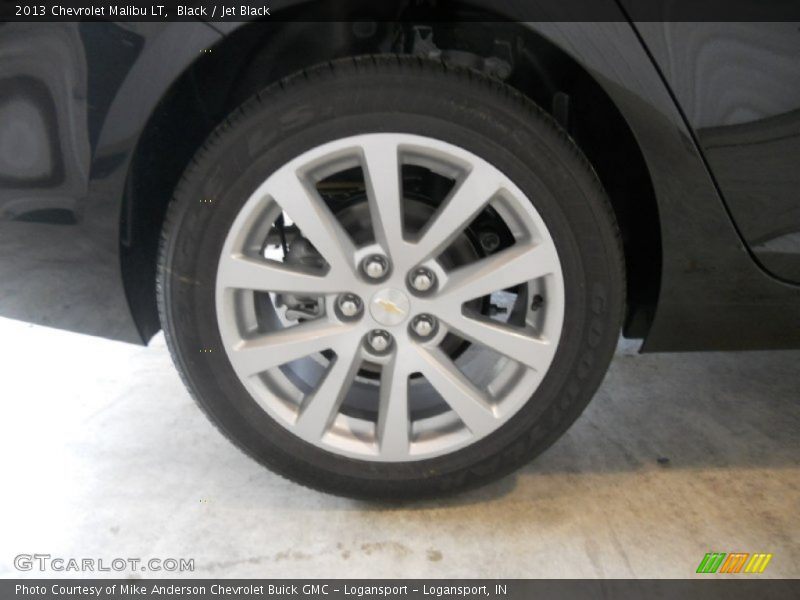 Black / Jet Black 2013 Chevrolet Malibu LT