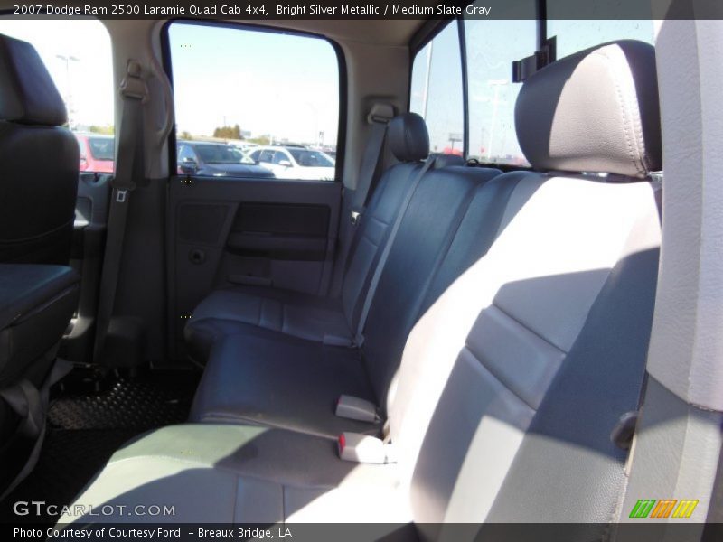 Bright Silver Metallic / Medium Slate Gray 2007 Dodge Ram 2500 Laramie Quad Cab 4x4
