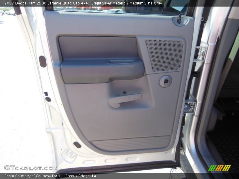 Bright Silver Metallic / Medium Slate Gray 2007 Dodge Ram 2500 Laramie Quad Cab 4x4