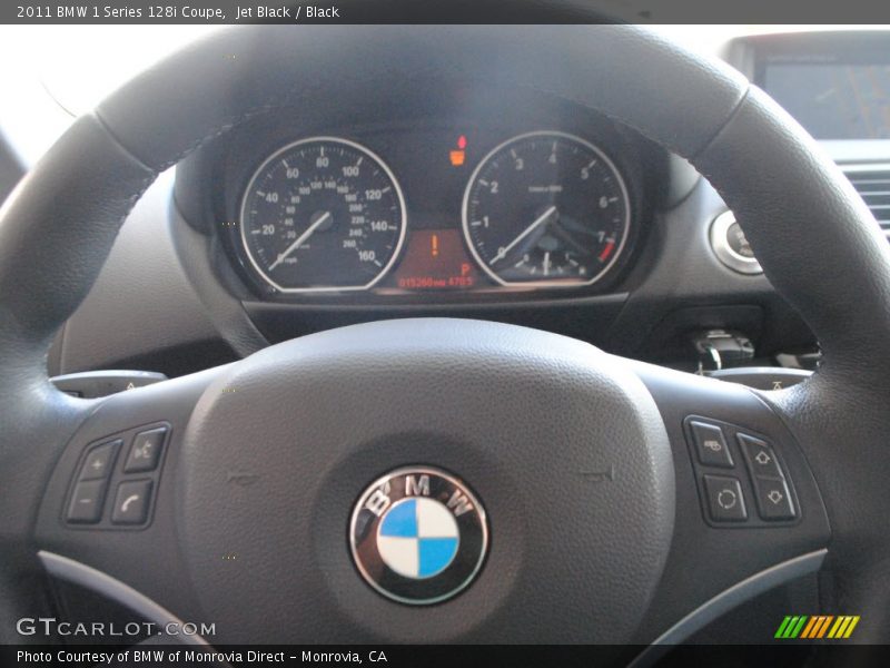 Jet Black / Black 2011 BMW 1 Series 128i Coupe