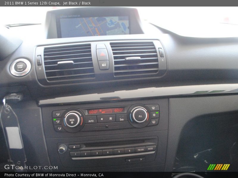 Jet Black / Black 2011 BMW 1 Series 128i Coupe