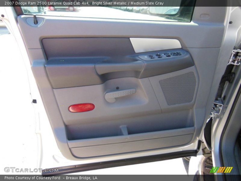 Bright Silver Metallic / Medium Slate Gray 2007 Dodge Ram 2500 Laramie Quad Cab 4x4