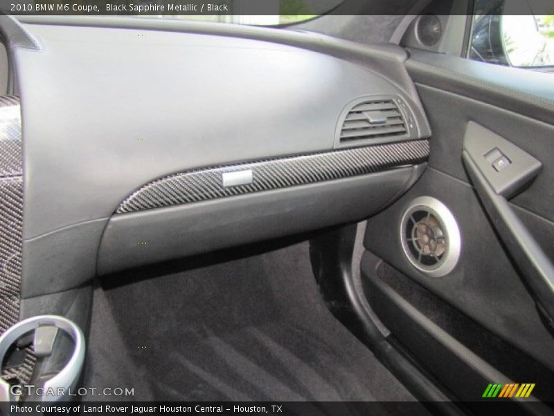 Black Sapphire Metallic / Black 2010 BMW M6 Coupe