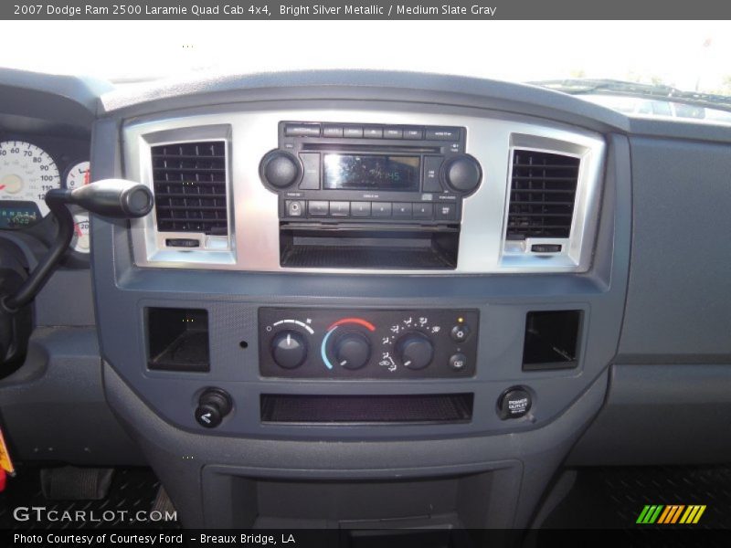 Bright Silver Metallic / Medium Slate Gray 2007 Dodge Ram 2500 Laramie Quad Cab 4x4