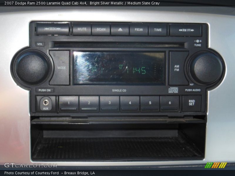 Bright Silver Metallic / Medium Slate Gray 2007 Dodge Ram 2500 Laramie Quad Cab 4x4