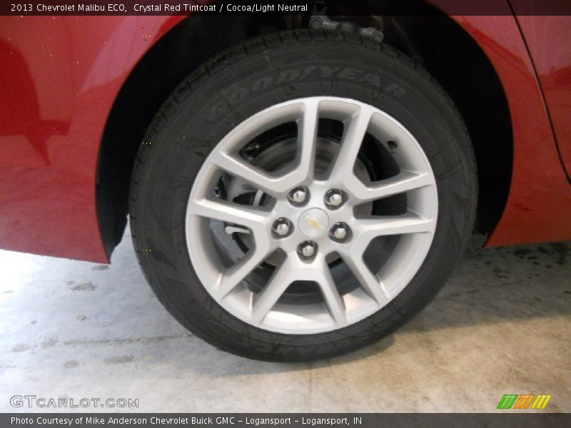 Crystal Red Tintcoat / Cocoa/Light Neutral 2013 Chevrolet Malibu ECO