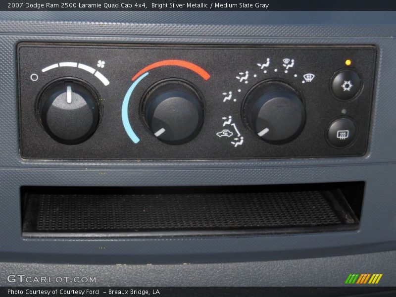 Bright Silver Metallic / Medium Slate Gray 2007 Dodge Ram 2500 Laramie Quad Cab 4x4