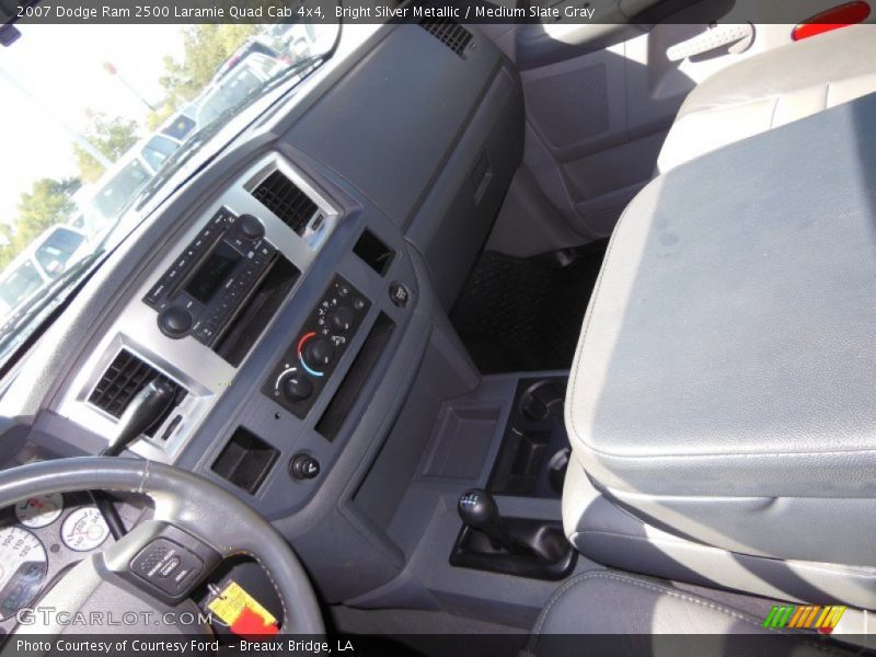 Bright Silver Metallic / Medium Slate Gray 2007 Dodge Ram 2500 Laramie Quad Cab 4x4