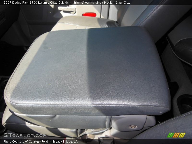 Bright Silver Metallic / Medium Slate Gray 2007 Dodge Ram 2500 Laramie Quad Cab 4x4