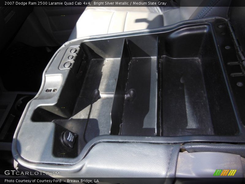 Bright Silver Metallic / Medium Slate Gray 2007 Dodge Ram 2500 Laramie Quad Cab 4x4